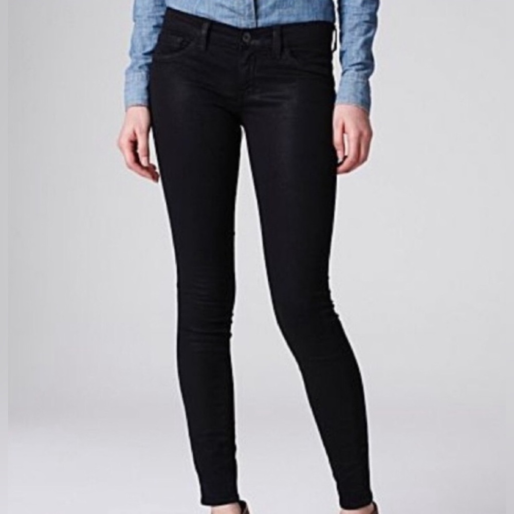 Lucky Brand Women’s Jeans 6 28 Charlie Skinny Black Slim Fit Low Rise Pants